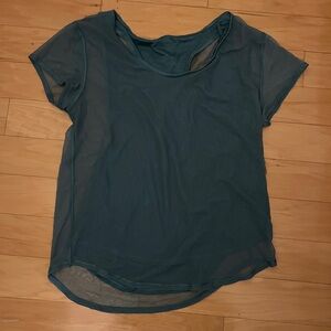 Sheer Active Teal/Turquoise Top